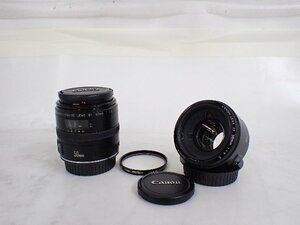 Canon キャノン EF 50mm F1.8 II + COMPACT-MACRO EF 50mm F2.5 レンズセット ∴ 6D55E-4