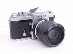 NIKON/ニコン フィルム一眼レフ F アイレベル シルバー アポロ型/非Ai Zoom-NIKKOR 43-86mm F3.5付 ◆ 6D6F1-21