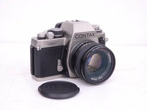 CONTAX/コンタックス フィルム一眼レフカメラ S2 60周年記念モデル/標準レンズ Carl Zeiss Planar 50mm F1.7 T* MMJ付 ◆ 6D751-4