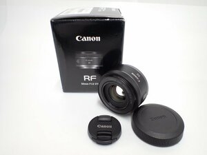 美品 CANON RF 50mm F1.8 STM キヤノン RFマウント 標準単焦点レンズ ∬ 6D745-1