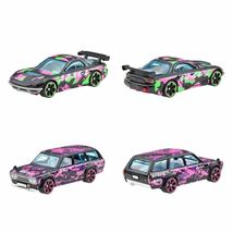 Hotwheels ホットウィール NEON SPEEDERS B ネオンスピーダーズ セリカ ダットサン510ワゴン RX-7 エクリプス インテテグラ S2000 ケンメリ_画像5