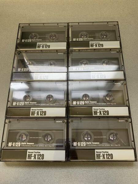 中古 カセットテープ SONY ソニー HF-X 8本セット