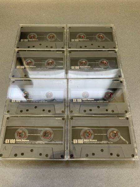 中古 カセットテープ ソニー SONY UX 8本セット