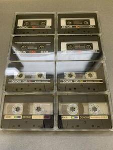 中古 カセットテープ DENON デノン DX3 8本セット