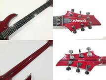 中古品 EDWARDS E-AN-137FR FOREST ANTELOPE See Thru Red ESP エドワーズ フォレスト アンテロープ シースルーレッド ESPギグバッグ付_画像3