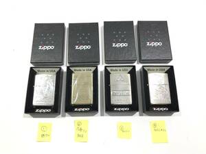 1円スタート 美品 中古品 ZIPPO ジッポ オイルライター ゆるキャン△ 4点セット まとめ売り 未使用品あり 志摩リン 各務原なでしこ 他