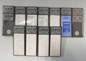 SONY デジタルマイクロカセット NTC-90*4本　NTC120*8本　NTC-10CLクリーニングテープ1本