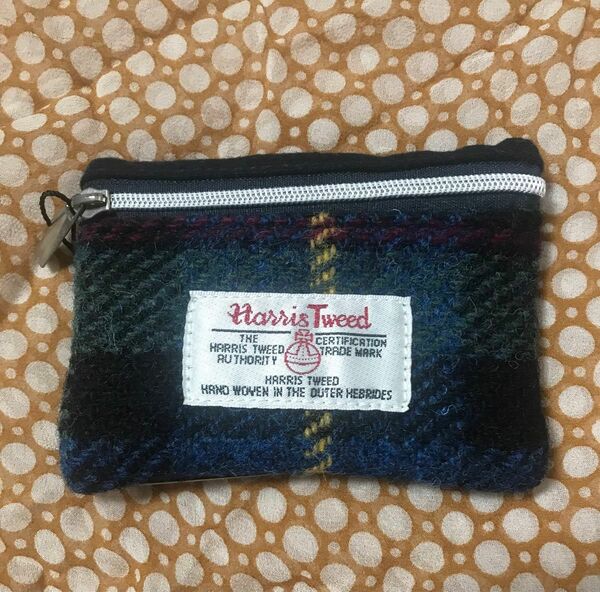 ハリスツイード　Harris Tweed コインケース　小銭入れ　ミニポーチ　未使用　自宅保管品