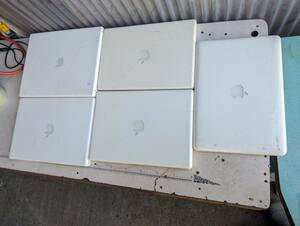 Apple MacBook　iBook　A1181　 A1342　A1055　ノートパソコン　まとめて　　5台　ジャンク品