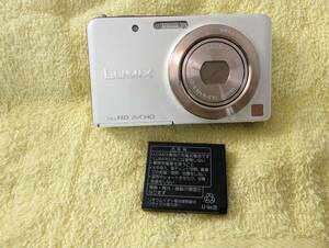 LUMIX DMC-FX8Panasonic LUMIX DMC-FX80 1210万画素　ホワイト　タッチパネル　 デジカメ コンパクトデジタルカメラ　動作品