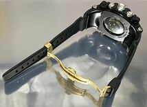 Gブラック★アップルウォッチバンド ラバーベルト カバー　Apple Watch ケース　44mm 45mm GD_画像4