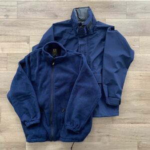 【2点セット】 US COAST GUARD 米国沿岸警備隊 “ GORE-TEX JACKET / POLARTEC FLEECE JACKET “ USCG M-R