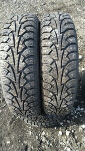 No4 中古タイヤ 165/70R14　ハンコック i※pike　送料込み 4本　スパイク