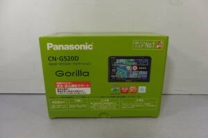 ◆未使用 Panasonic(パナソニック) SSDポータブルカーナビ Gorilla ゴリラ CN-G520D ワンセグTV+SD搭載 ハイスペックPNDマルチメディアナビ