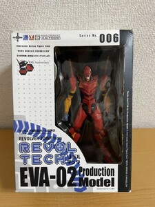 【中古美品】海洋堂 リボルテック ヤマグチ No.006 EVA-02 エヴァ弐号機 新世紀 エヴァンゲリオン フィギュア