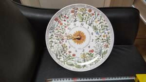 ノリタケ　Noritake　飾り皿　皿時計　25Cm