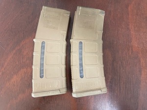 2本セット MAGPUL PMAG30 GEN M3 米軍 マガジン M4 MCT ポリマーマガジン マグプル emag hk sig glock プラケース トレポン seal devgru