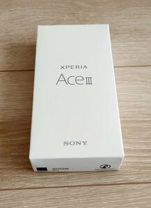 ★★★　UQモバイル　Xperia Ace Ⅲ ブルー SOG08SLA SONY 利用制限○【新品・未使用】　★★★