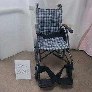 (WC-11102)訳あり処分価格【中古】カワムラサイクル ウェイビットWA16-40S　介助式車椅子
