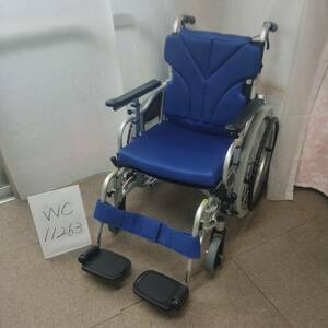 (WC-11263)訳あり処分価格【中古】カワムラサイクル KZ20-42 自走式車椅子