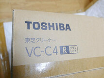 未開封　TOSHIBA　東芝　トルネオミニ　VC-C4-R　2016年製　サイクロン式掃除機　キャニスター型　グランレッド_画像2