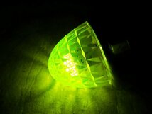 LEDマーカーランプ　G-1型　蛍光イエロー（黄色）／LEDクリア球　1個単位　24V/12V_画像3