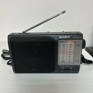 H115★ SONY ICF-801 FM/AMポータブルラジオ ソニー 動作品