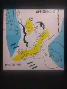 ykbd200522/p80/10★LPレコード★ジャズ★art simmons quartet BAM LD 320(m) アート・シモンズ　フランス製