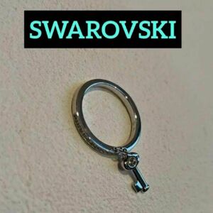 swarovski 鍵　リング　18号