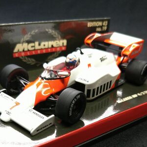 ミニカー 1/43 ミニチャンプス McLAREN MP4/2 TAG TURBO 1984 A.PROST