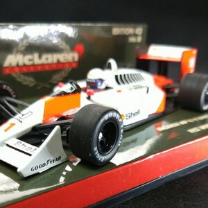 ミニカー 1/43 ミニチャンプス McLAREN MP4/4 HONDA V6 TURBO A.PROST 1988