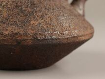 煎茶道具 金寿堂造 銅製蓋 時代鉄瓶 時代物 極上品 初だし品 C4268_画像7