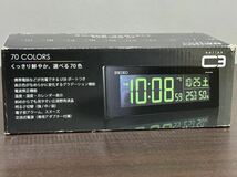 未使用品 SEIKO セイコー DL305K デジタル電波クロック 目覚まし時計_画像3