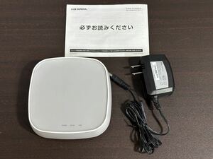 I-O DATA アイオーデータ Wi-Fi ルーター WN-CS300FR 4G LTE 2.4GHz 同時接続16台 通電のみ確認済み 現状品