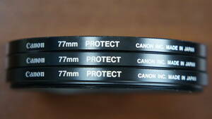 [77mm] Canon PROTECT 保護フィルター 1580円/枚 最後の１枚