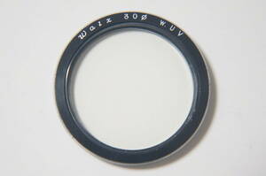 [B30mm/BAY1/RI] Walz / ワルツ w.UV 二眼レフ用UVカットフィルター [F3994]