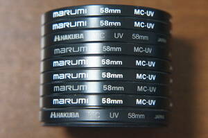 [58mm] marumi HAKUBA MC UV フィルター 200円/枚