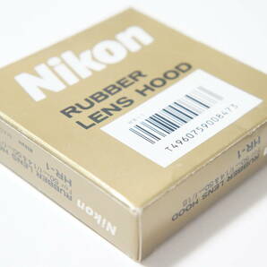 ★良品★[52mm ねじ込み式] Nikon HR-1 50/1.4 50/2用純正ラバーフード 箱付 [F2905]の画像10