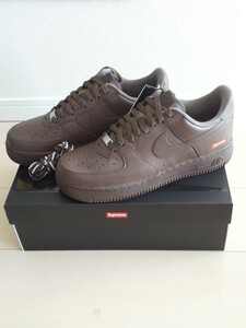 NIKE Supreme AIR FORCE 1 Low Brown ナイキシュプリーム　新品箱付　サイズ9