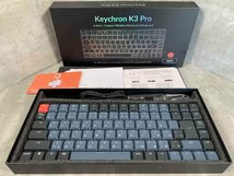 【超美品】Keychron キークロン /K3 Pro/K3P-H3-JIS/ワイヤレス・メカニカルキーボード/テンキーレス【送料無料】_画像1