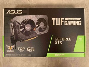 【美品】ASUS グラフィックカード TUF-GTX1660TI-T6G-EVO-GAMING【送料無料】