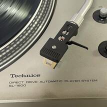 1円〜 難あり品 Technics テクニクス SL-1600 レコードプレーヤー ターンテーブル 回転◯ 音出し◯ カートリッジ◯ オートマチック△_画像5