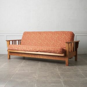 IZ77577F*L.L.Bean 3 seater . sofa bed MISSION FUTON triple sofa arm sofa double bed natural wood mission foot n American 