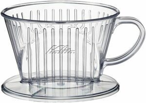 カリタ Kalita コーヒー ドリッパー プラスチック製 1~2人用 101-D #04001 透明