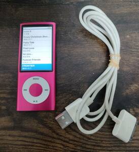 Apple ipod nano アイポッドナノ 第5世代 8G A1320 ピンク ケーブル付き