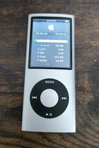 Apple ipodnano アイポッドナノ 第4世代 8G　A1285 シルバー　ケーブル付き_画像4