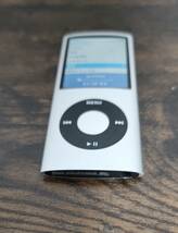 Apple ipodnano アイポッドナノ 第4世代 8G　A1285 シルバー　ケーブル付き_画像6