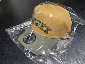 激レア☆AVIREX×NEWERA コラボ☆アジャスタブル9フォーティー Aフレーム ロゴキャップ