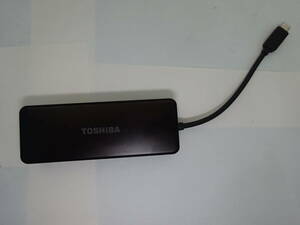 TOSHIBA MODEL:PA5272U-2PRP port enhancing adapter USB Type-C USB Type-C adaptor correspondence port ]HDMI,USB3.0,RGB, wire LAN MAC. use possible #1