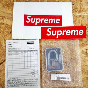  20SS Supreme Transparent Lock シュプリーム トランスペアレントロック 南京錠 鍵